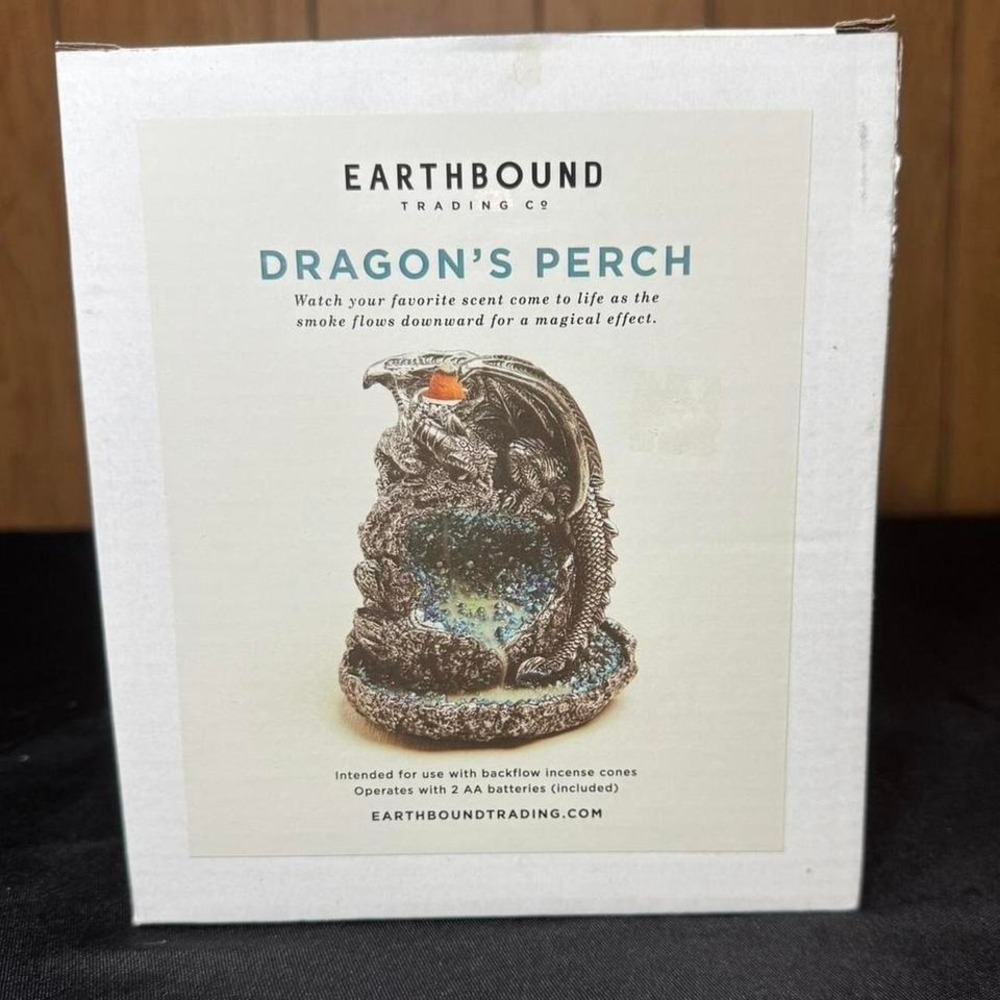 Earthbound Trading dragon's perch for incense cone NEW‎